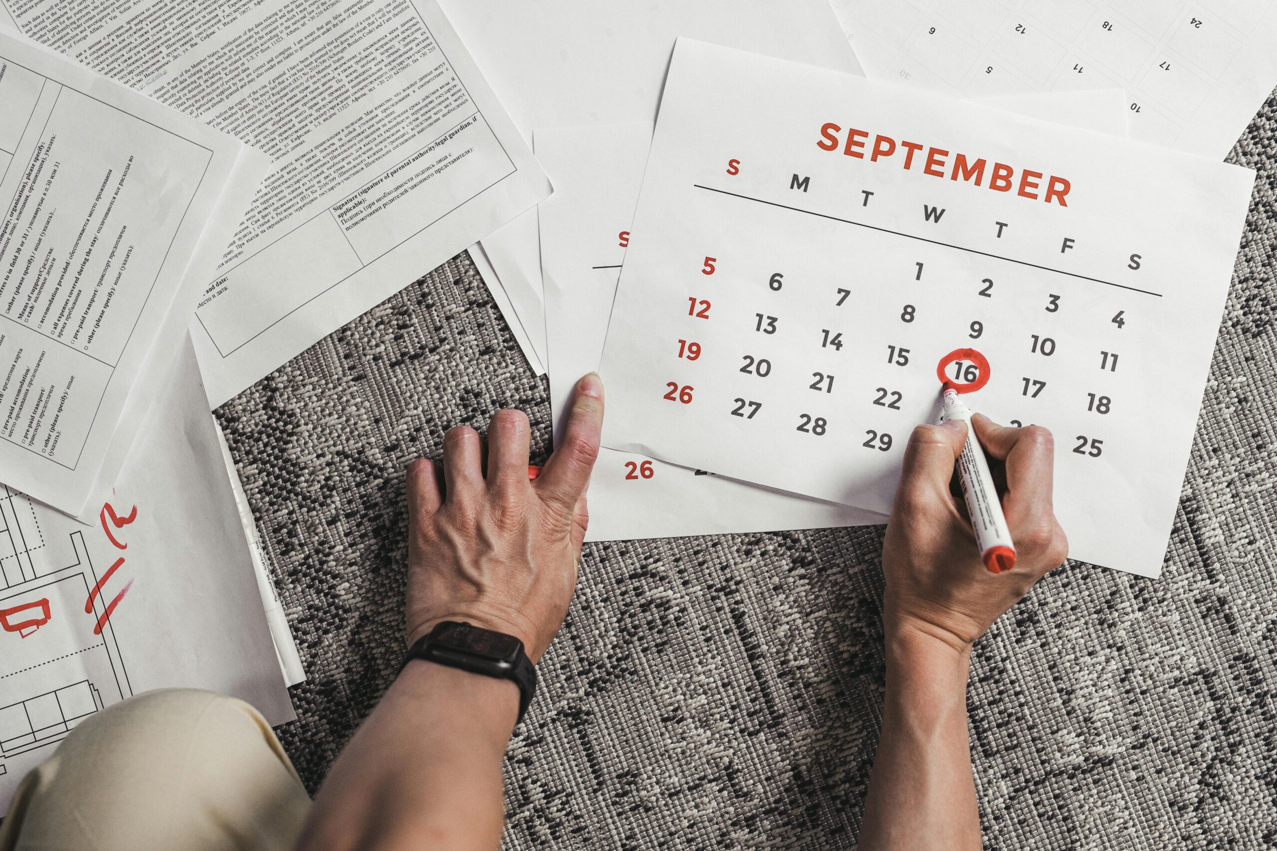 Kursstarts im September